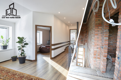 Home Renovation Contractors before and after snips