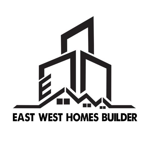 East West Homes Builder Logo with transparent background